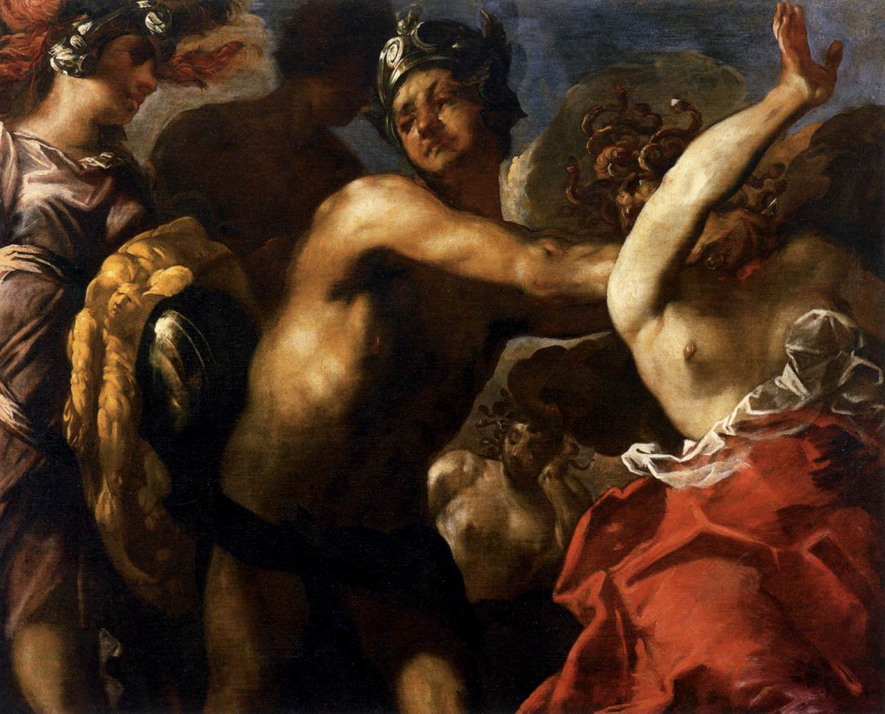 Perseus Medusa'nın başını kesen