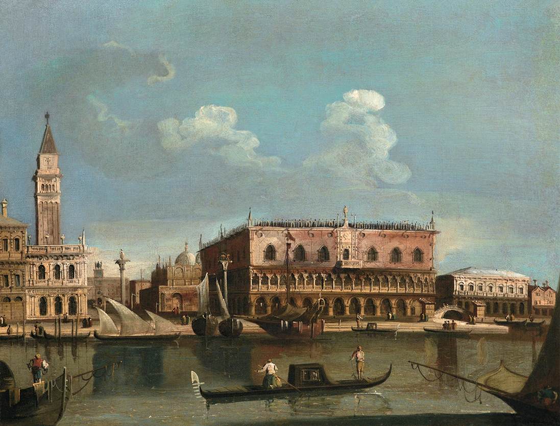 View of La Piazzetta del Bacino Di San Marco, Venice