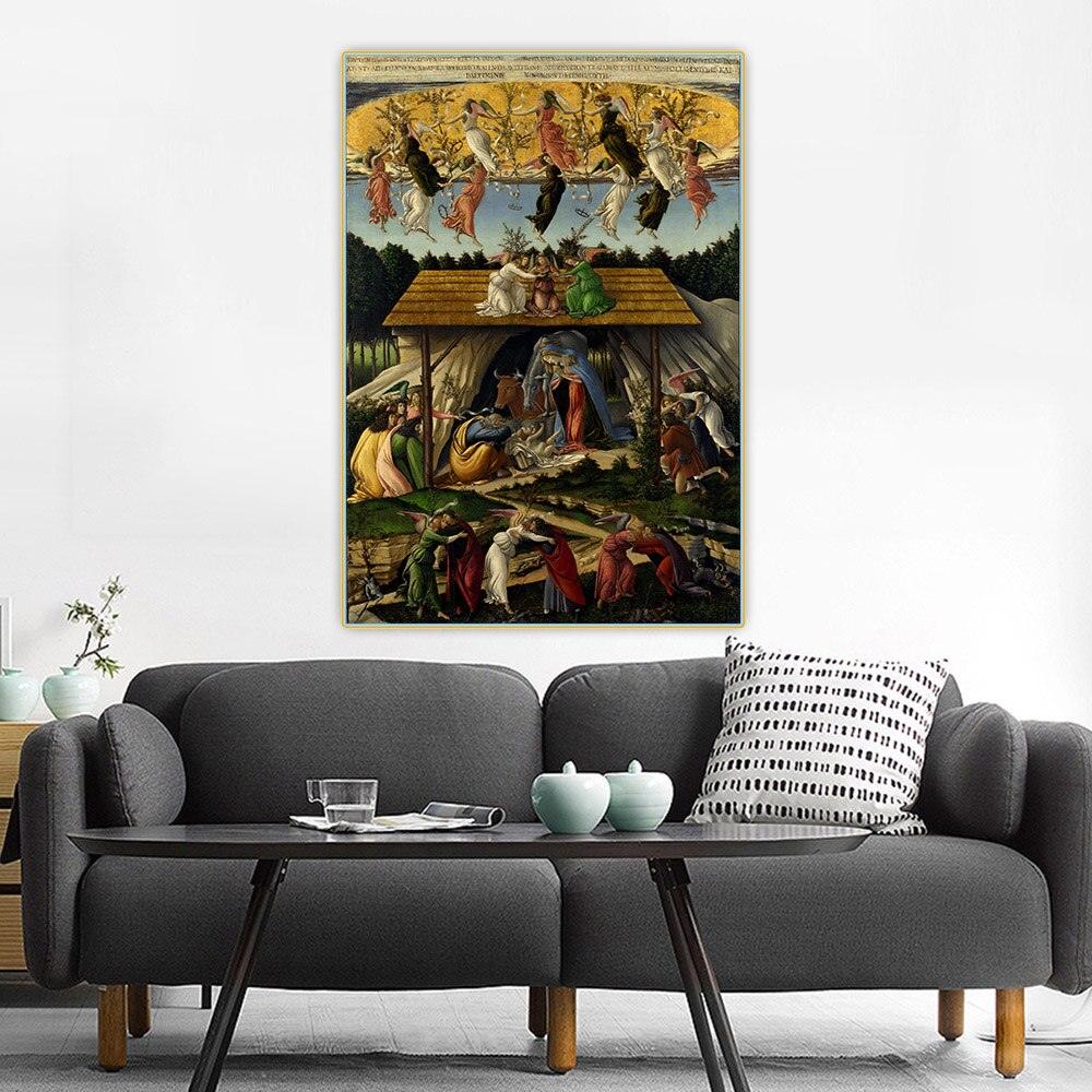 pintura La Natividad Mística- Sandro Botticelli