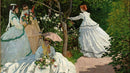 pintura Mujeres en el Jardín- Claude Monet