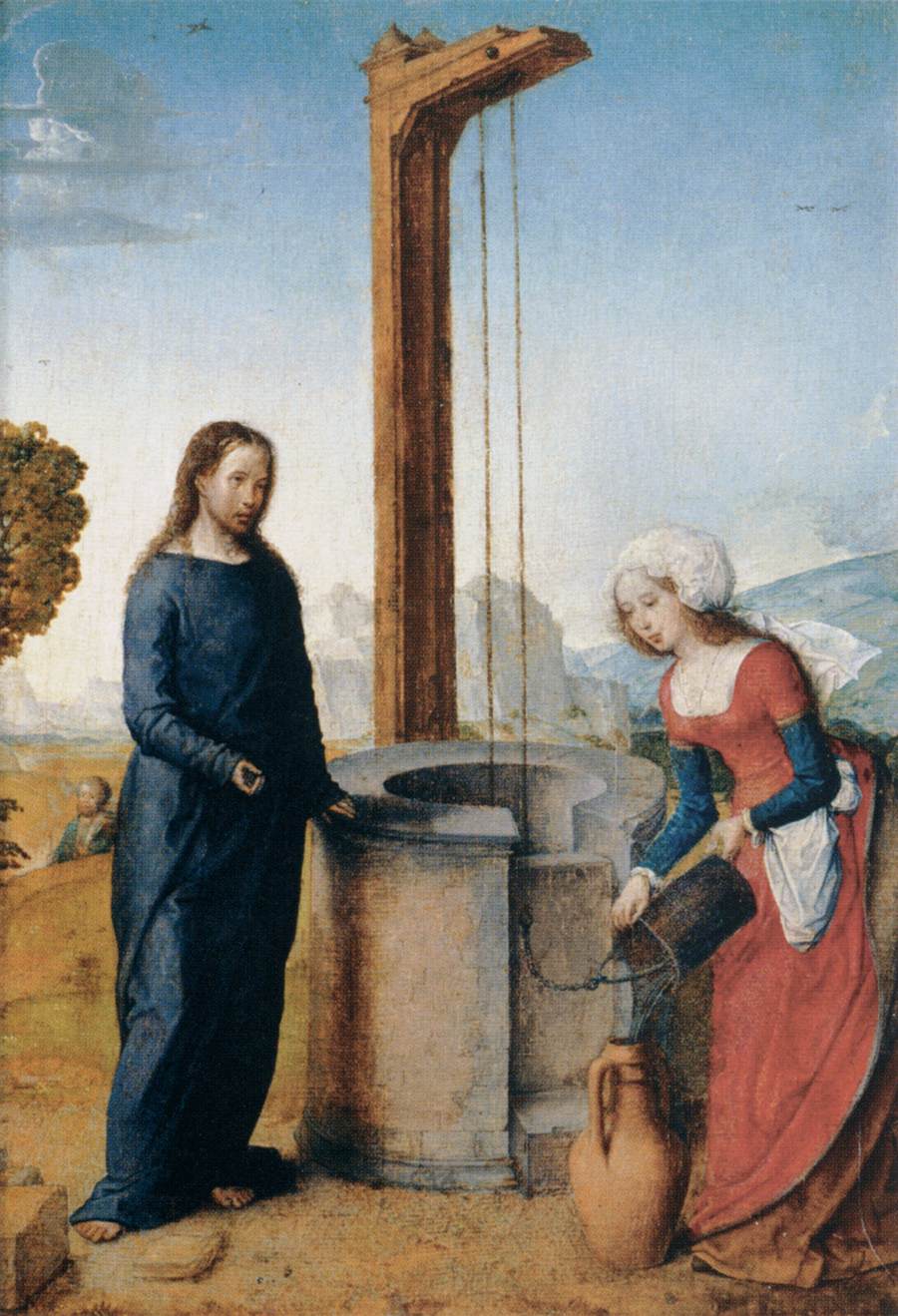 Christ et femme de Samarie