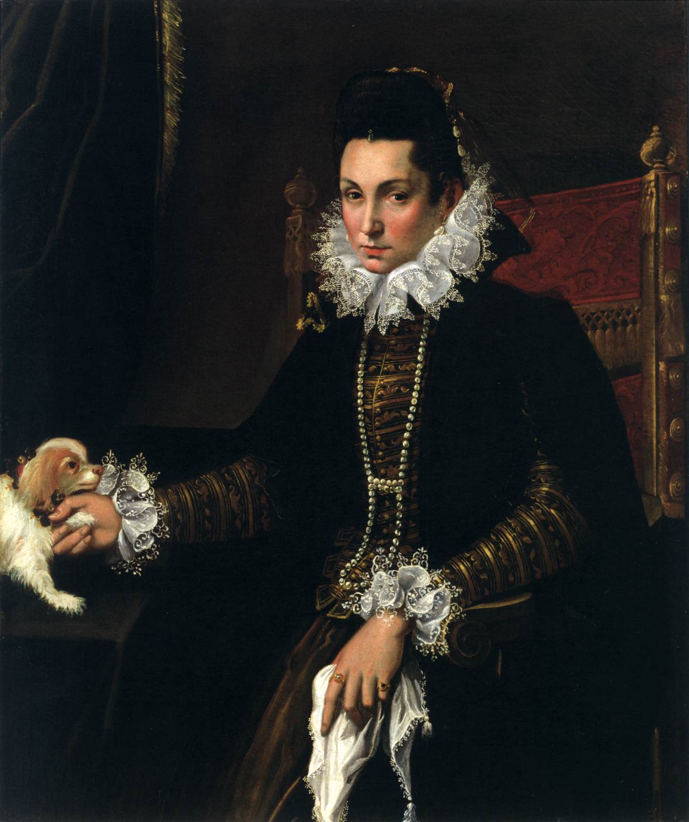 Portrait de Ginevra Aldrovandi Hercolani en tant que veuve