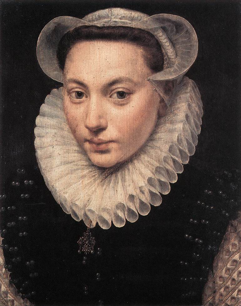 Genç bir kadın portresi