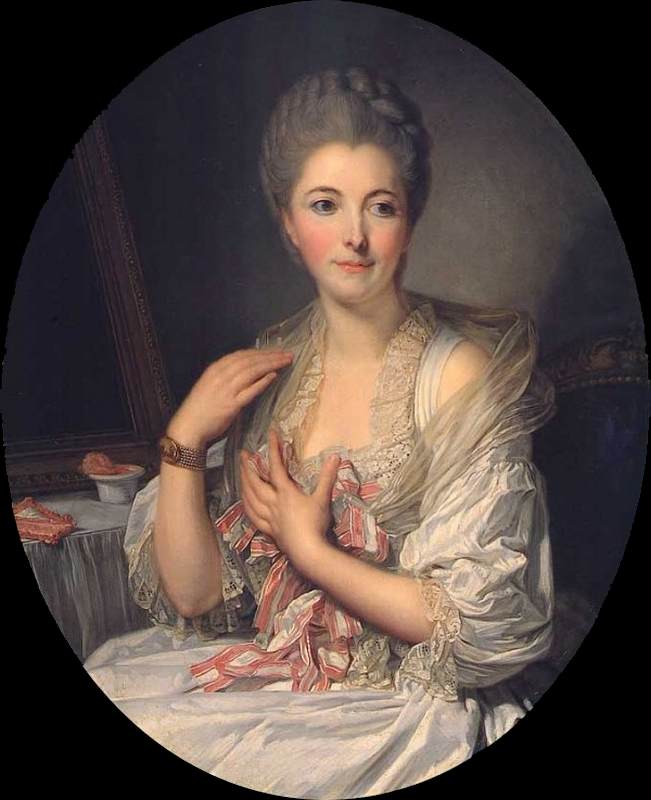 Portrait of Madam de Courcelles at her Work