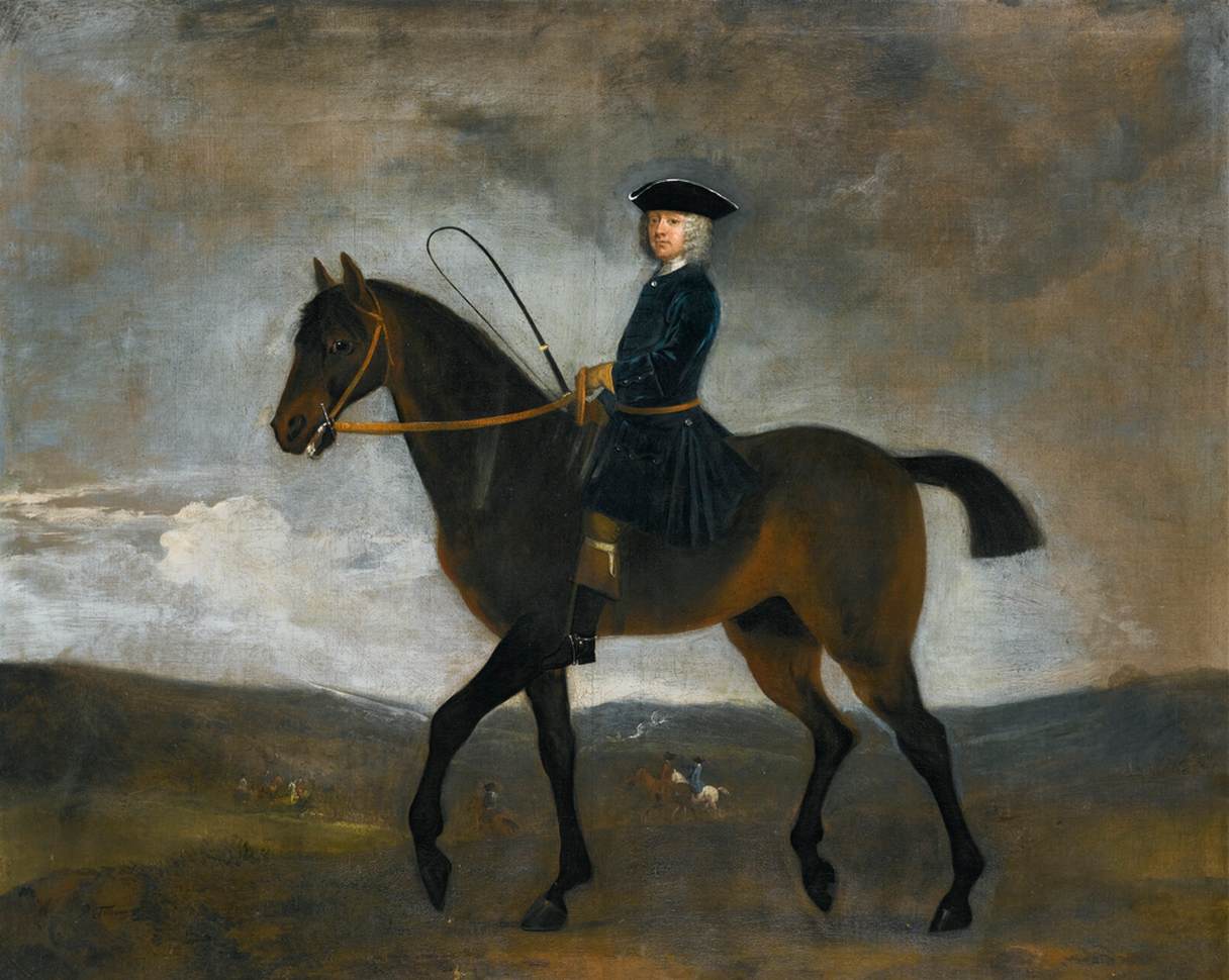 Porträt eines Pferdes zu Pferd