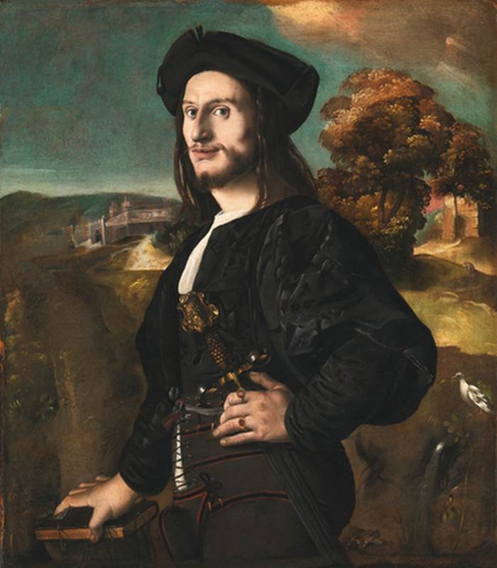 Portrait of a Knight with a Sword