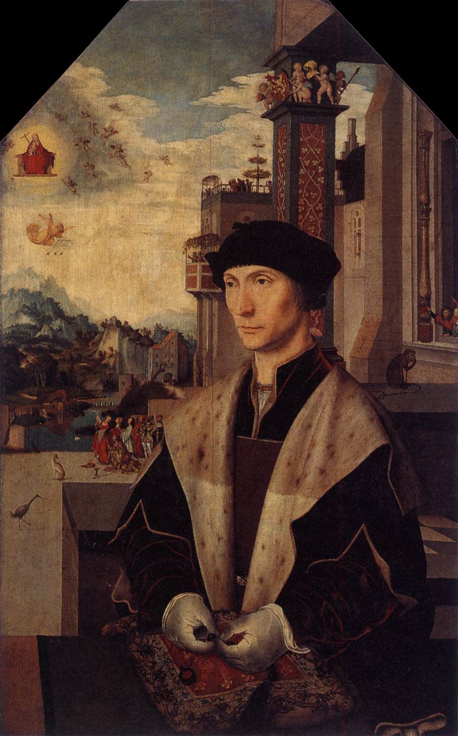 Abel van den Colster -Porträt