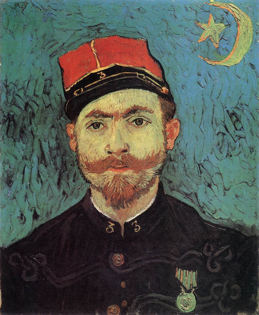 Portrait of Milliet, Second Lieutenant of the Zouaves