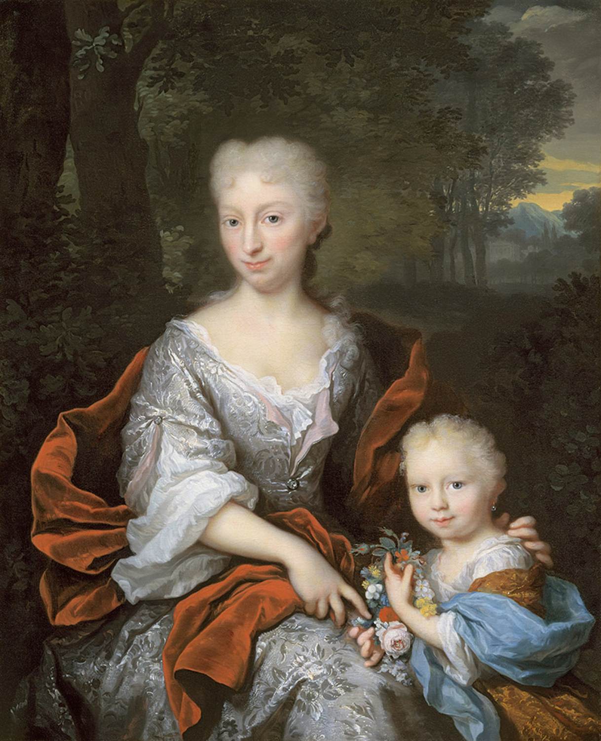 Retrato de Susana Catharina Van Der Spelt-Pels y su Hija