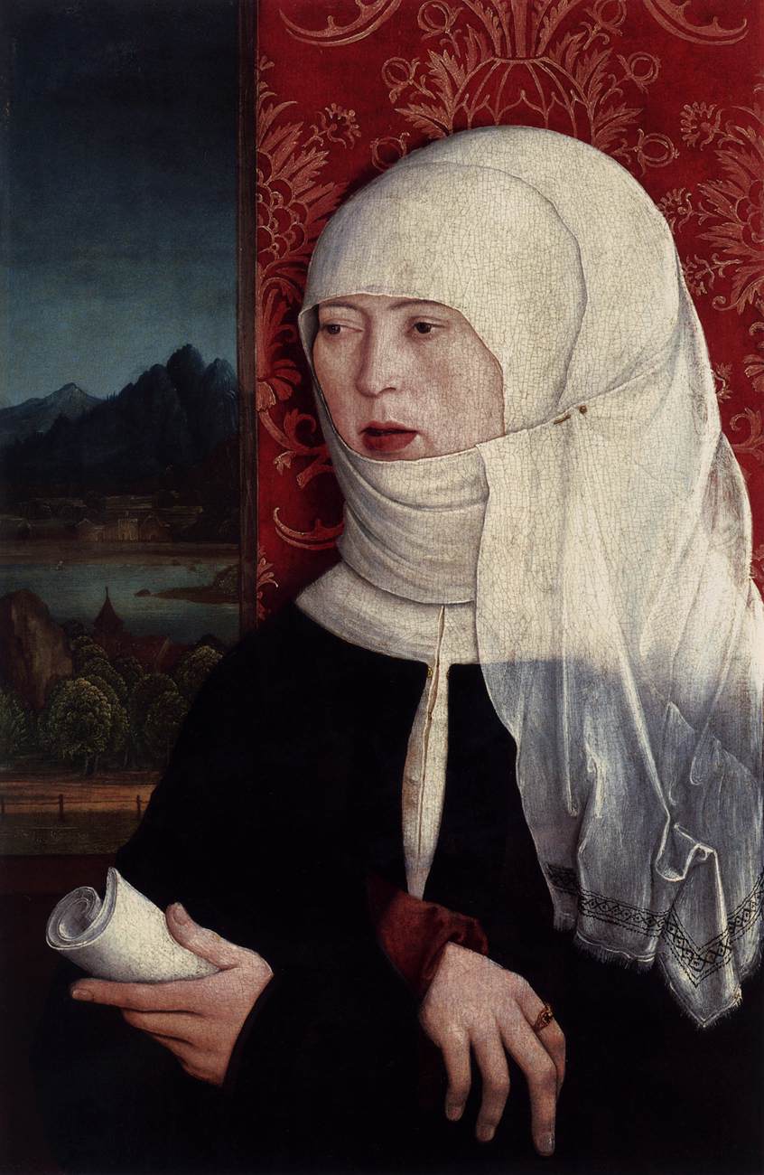 Retrato de Marta Thannstetter (nascida Werusin)