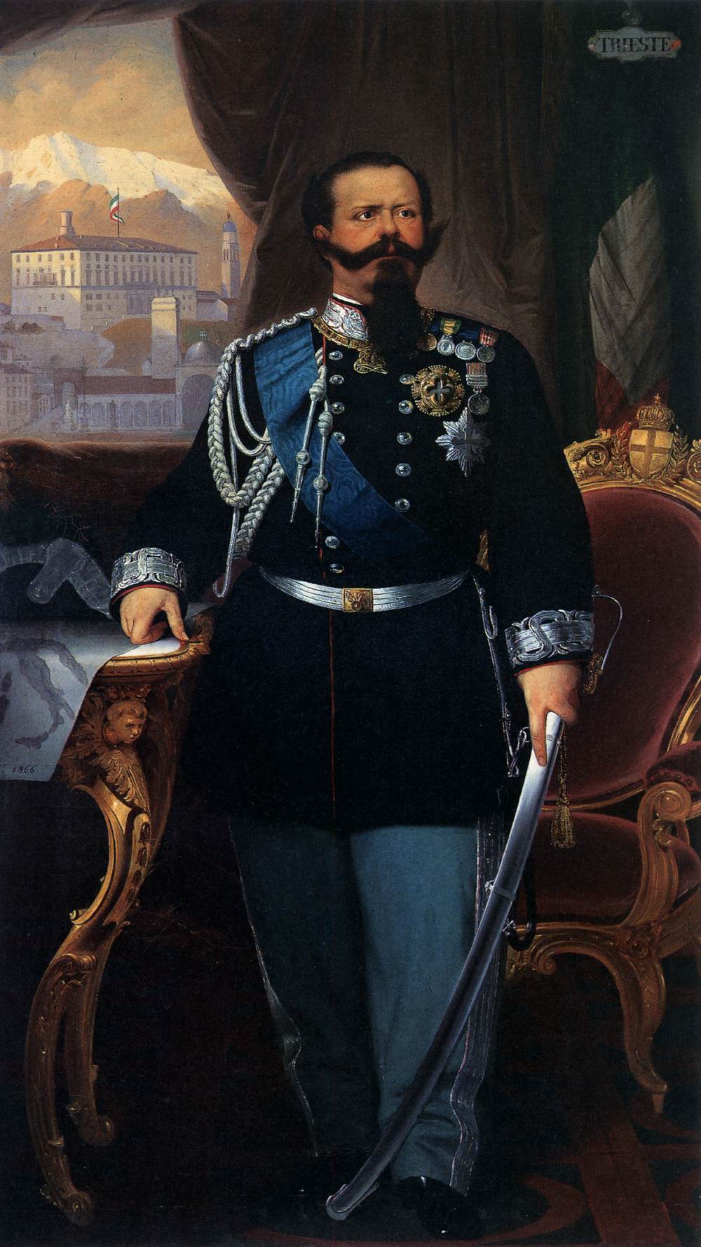 Retrato de Vítor Emanuel II 