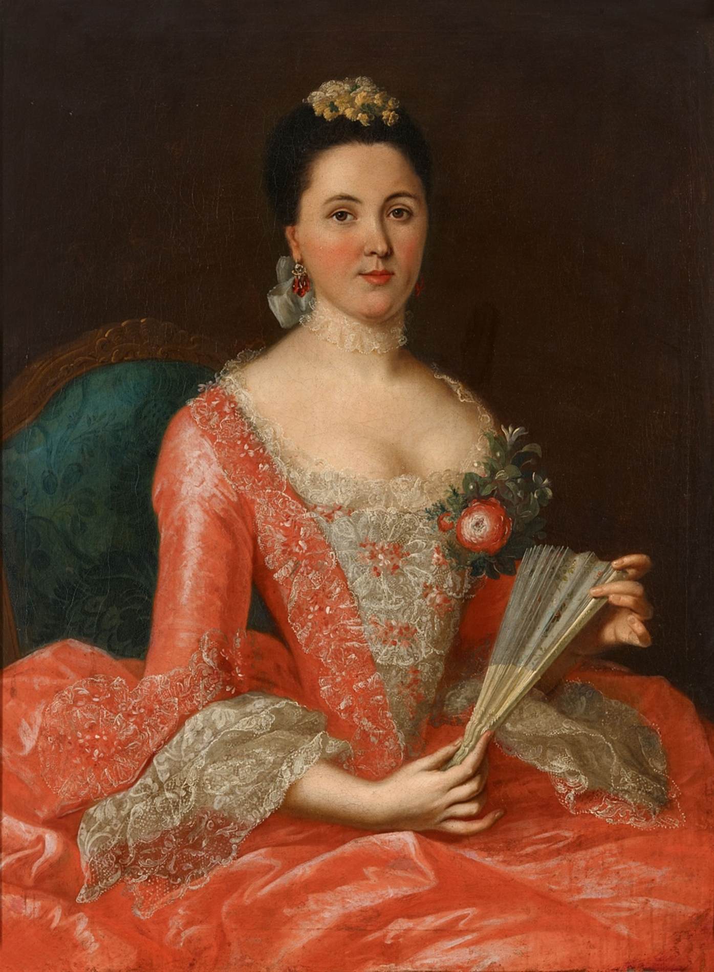 Portrait d'une femme aristocratique