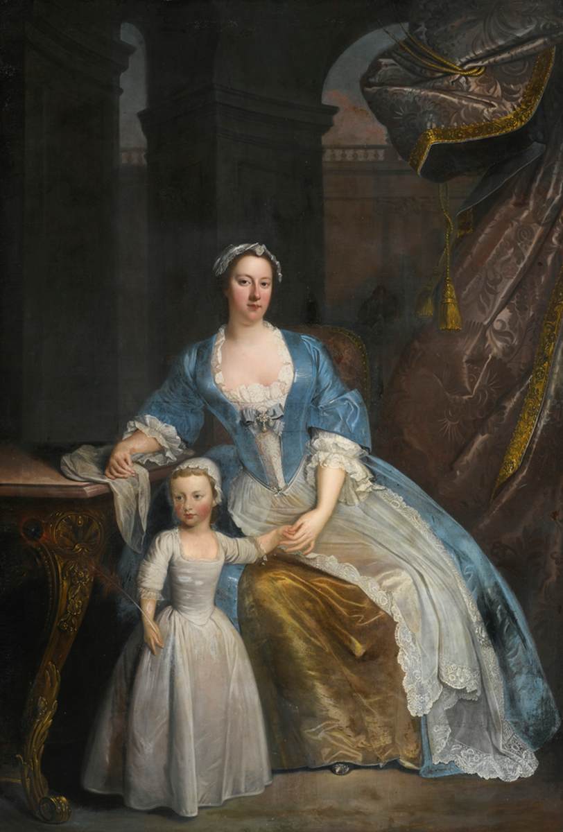 Retrato de Isabel Beckford con su Hijo Pedro