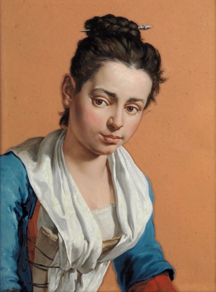 Bir tarla kadını portresi