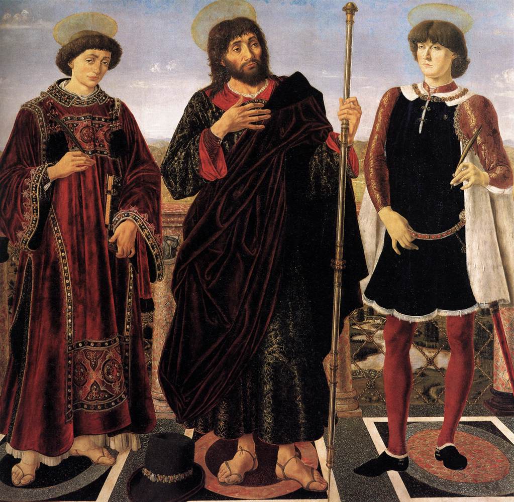 Altarpiece of Los Santos Vincente, Santiago and Eustaquio