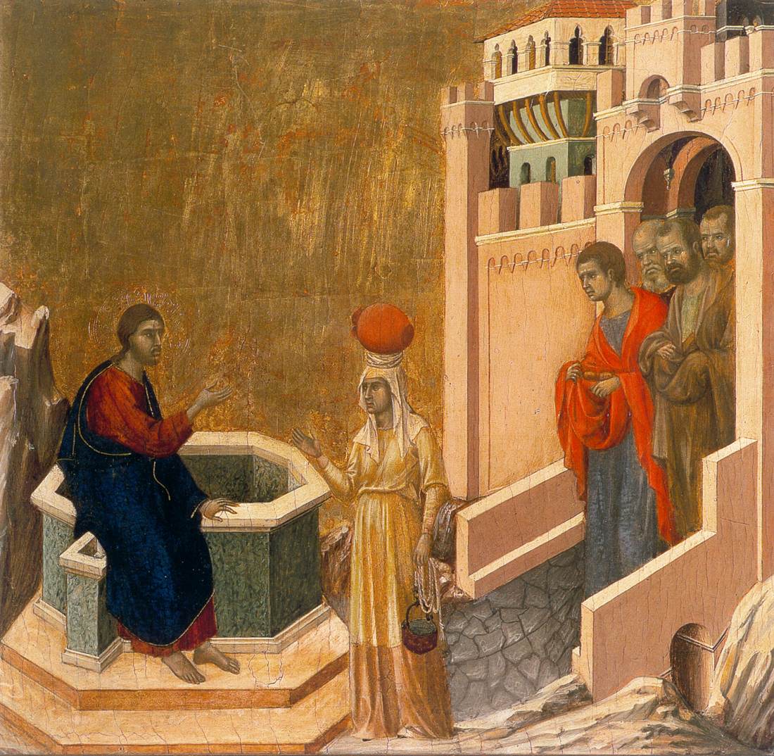 Kristus og den samaritanske kvinde (scene 6)