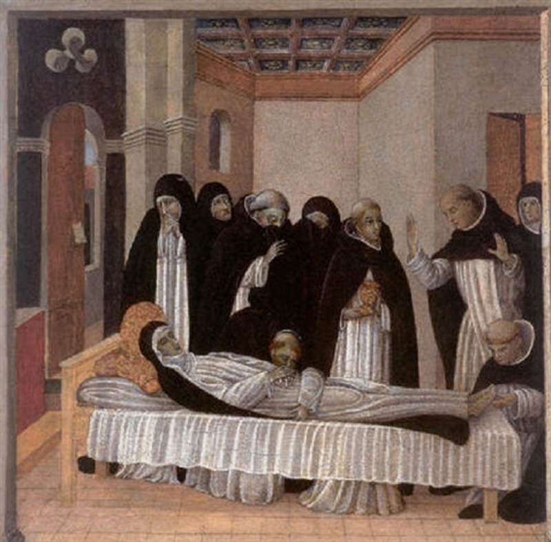La mort de Santa Catalina de Siena