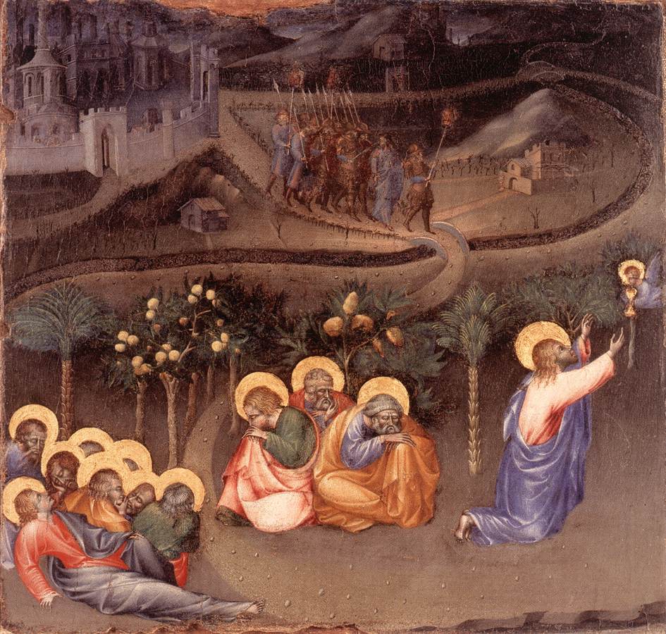 Cristo nel giardino di Getsemaní