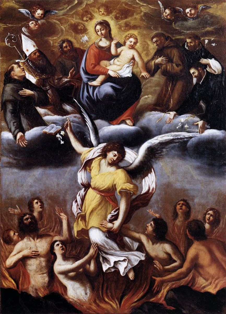 An Angel Releases the Souls from Purgatory