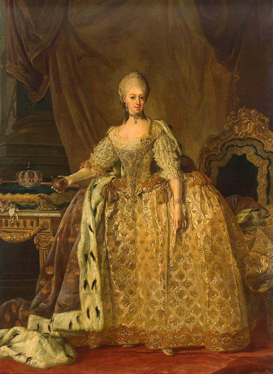 Ritratto della regina Sofia-Magdalena