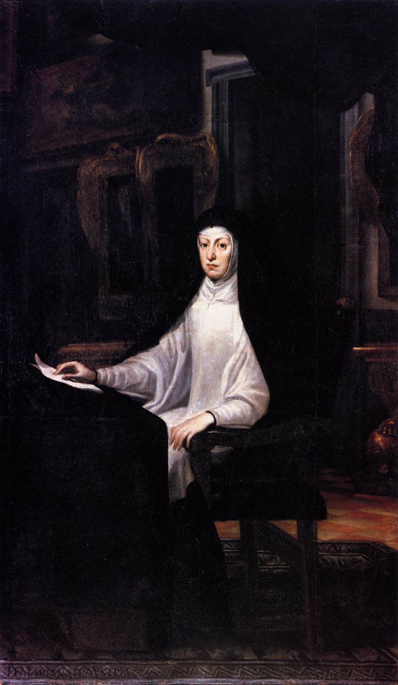 Portrait de la reine Mariana de l'Autriche