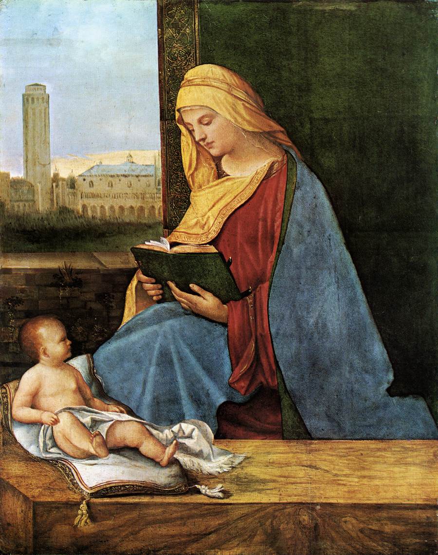 La lecture de la Vierge