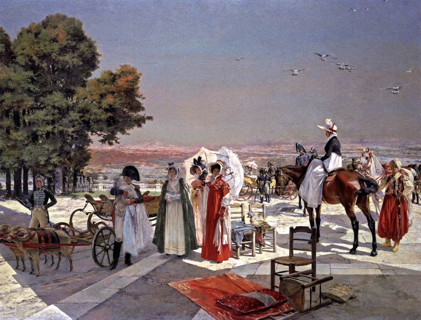 Empfang in Compiègne im Jahr 1810