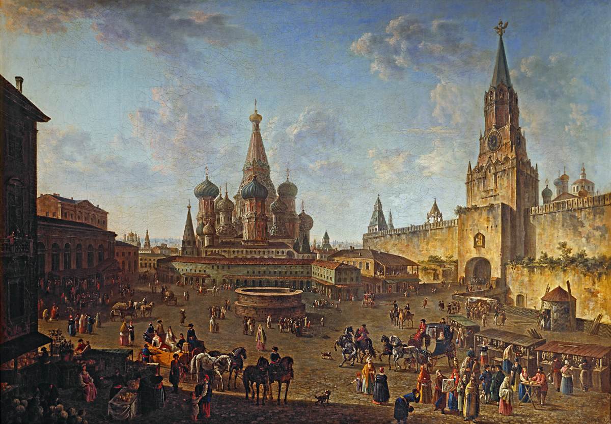 Praça Vermelha em Moscou 