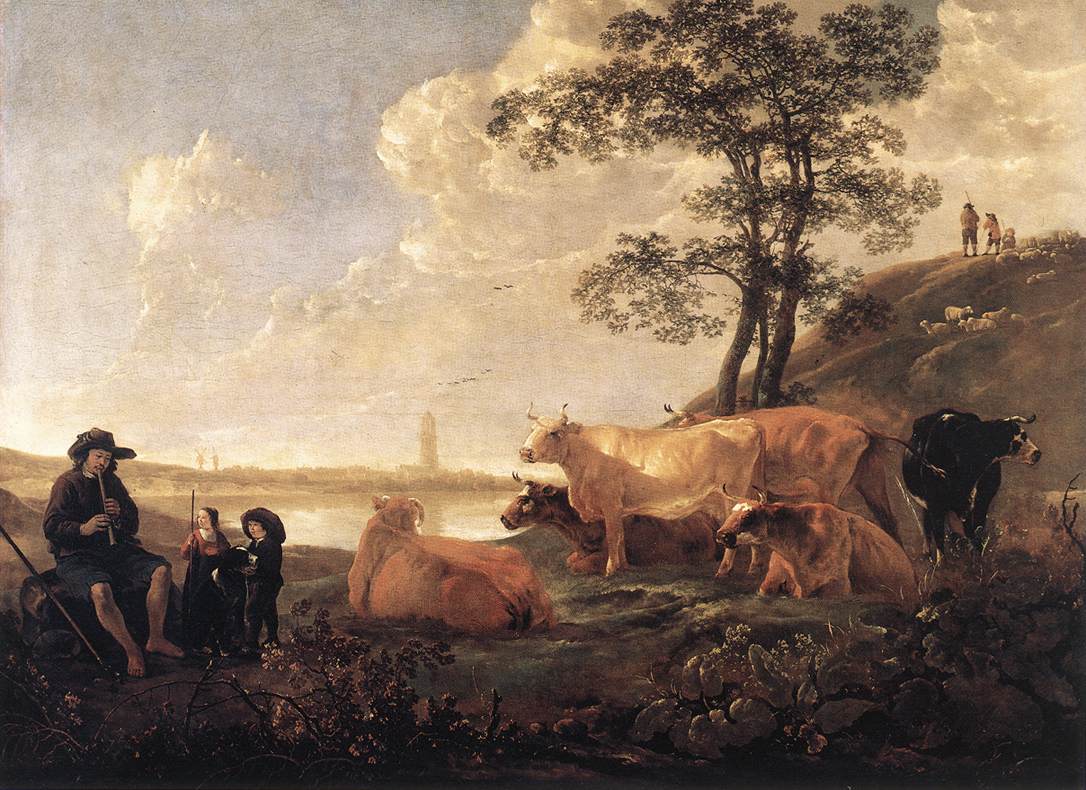 Landschaft in der Nähe von Rhenen