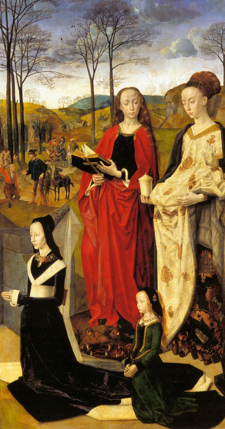 Saint Margaret and Mary Magdalene with Maria Portinari