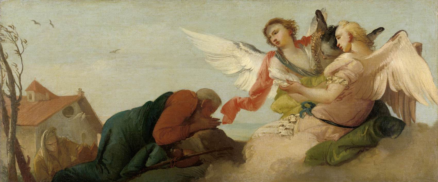 Abraham avec les trois anges