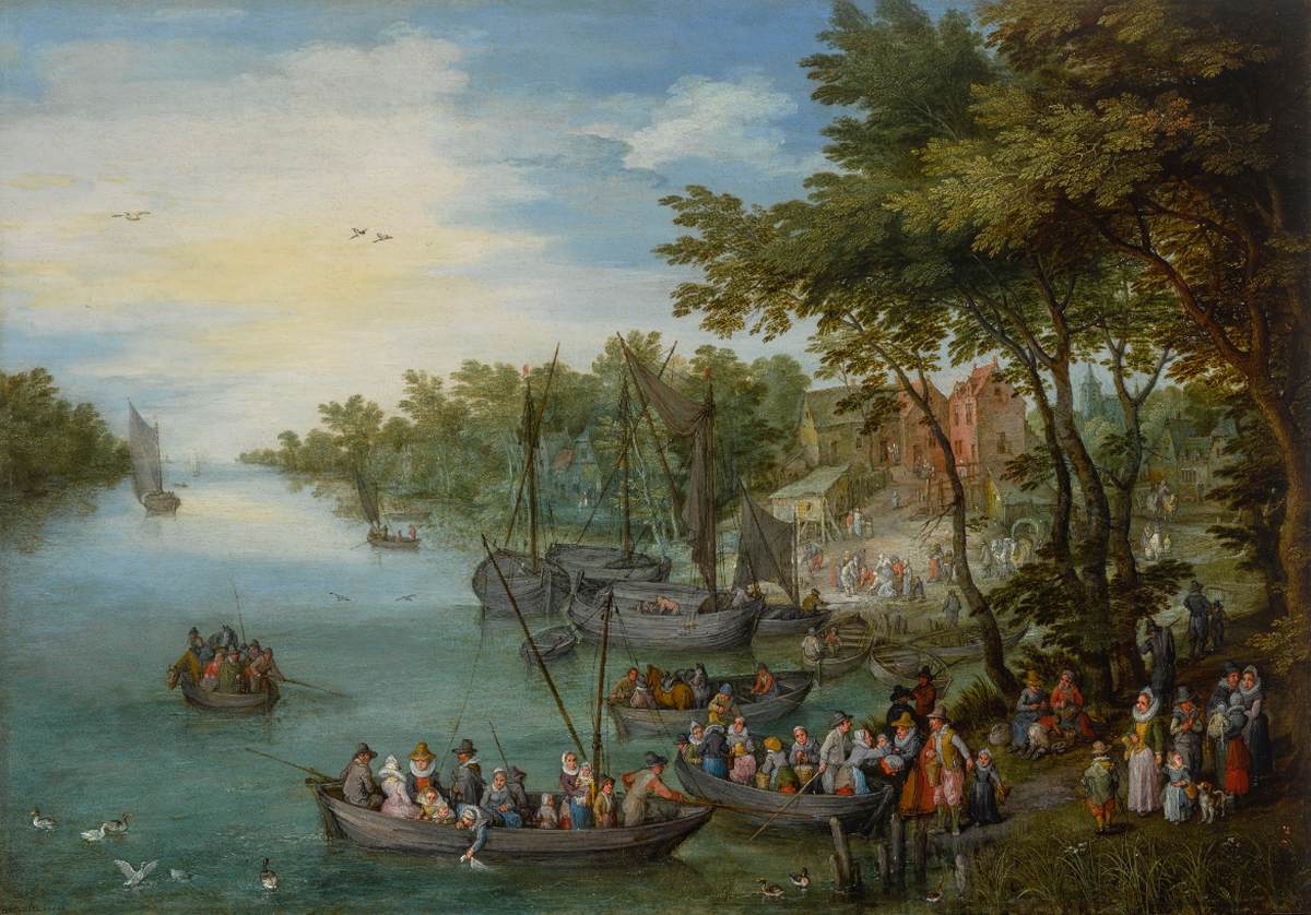 Paysage de la rivière Boscoso