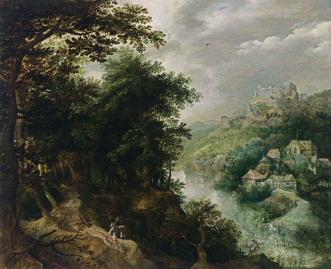 Forested River Landscape