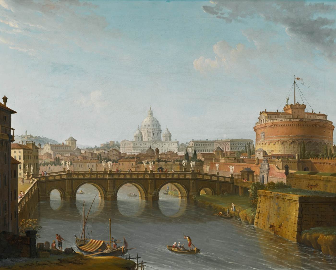 Rome: View of the Tiber