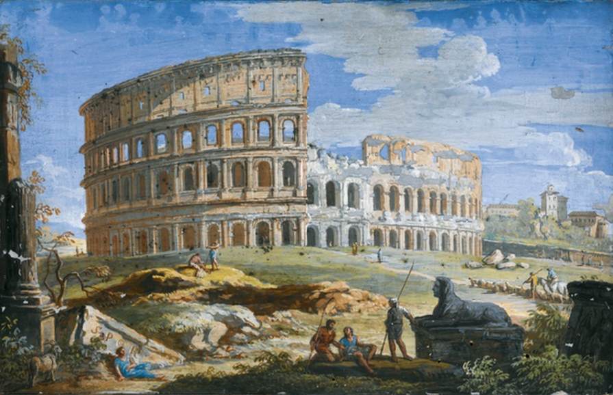 Römische Sicht: das Kolosseum