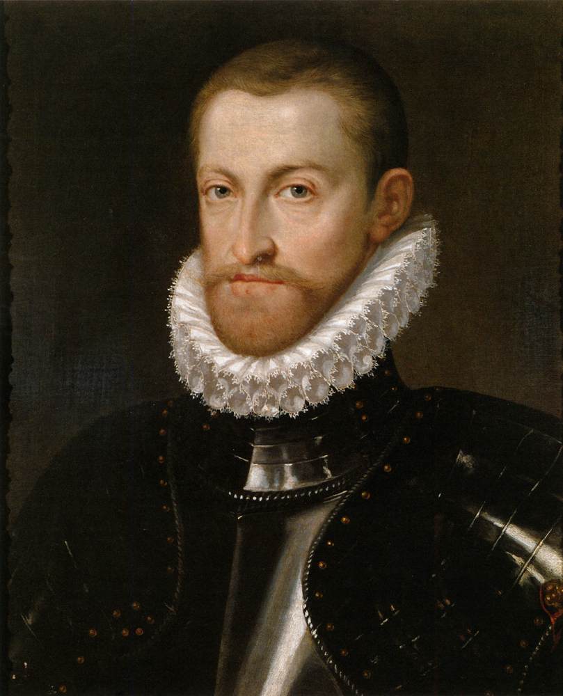 Císař Rudolf II v brnění