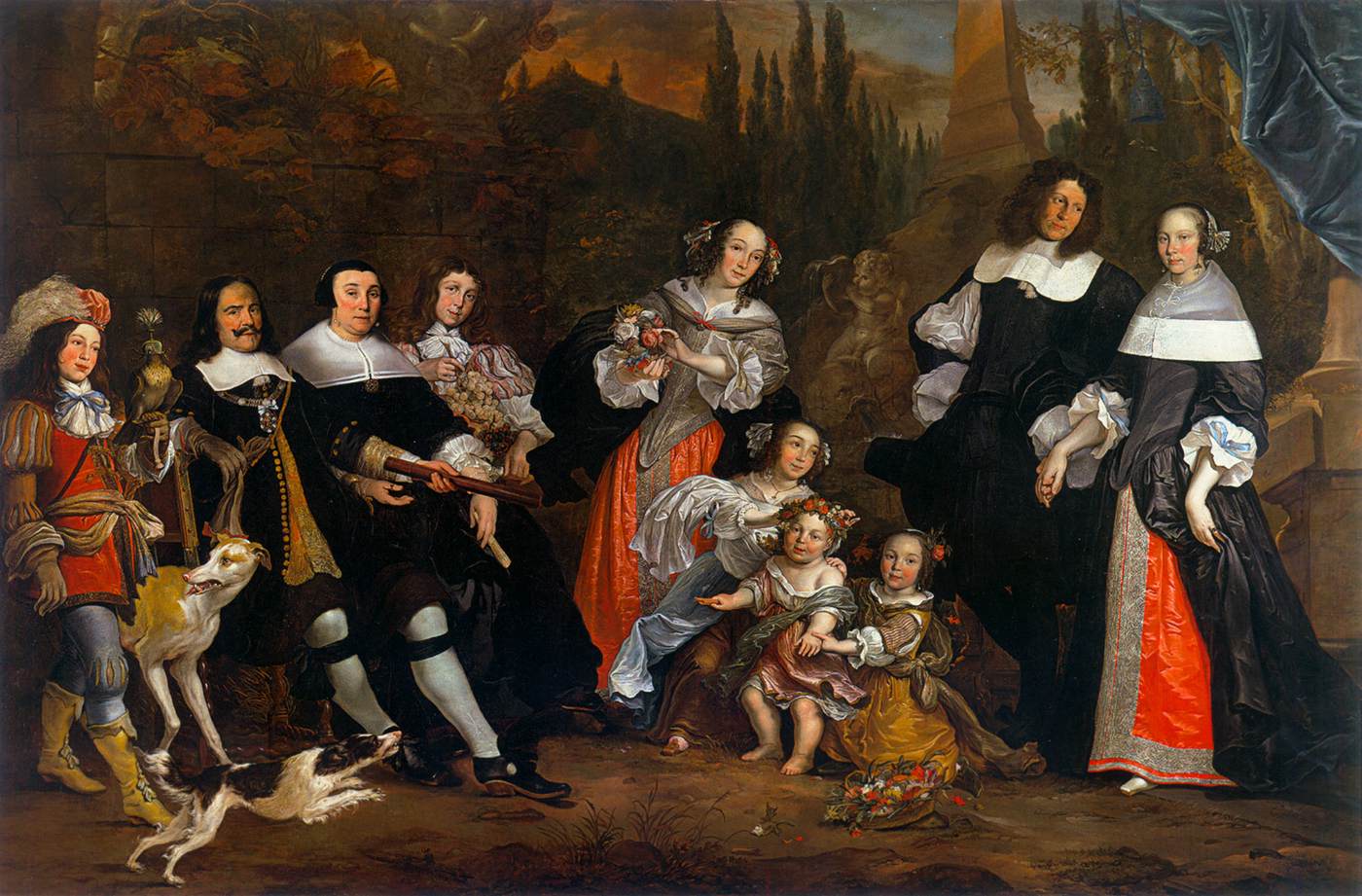 Ritratto di Michiel de Ruyter e della sua famiglia