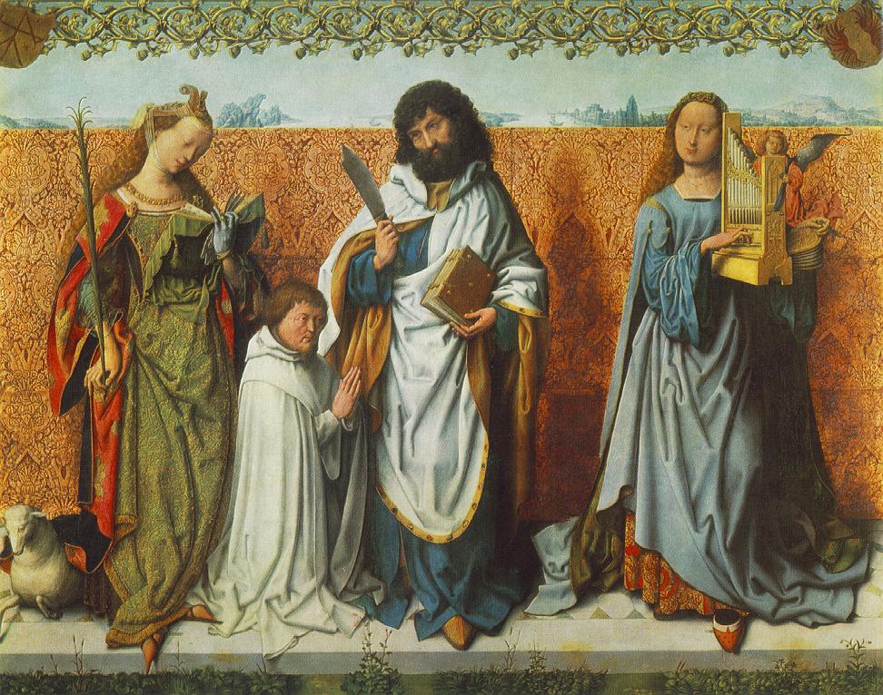 Santa Inês de Roma, São Bartolomeu e Santa Cecília 