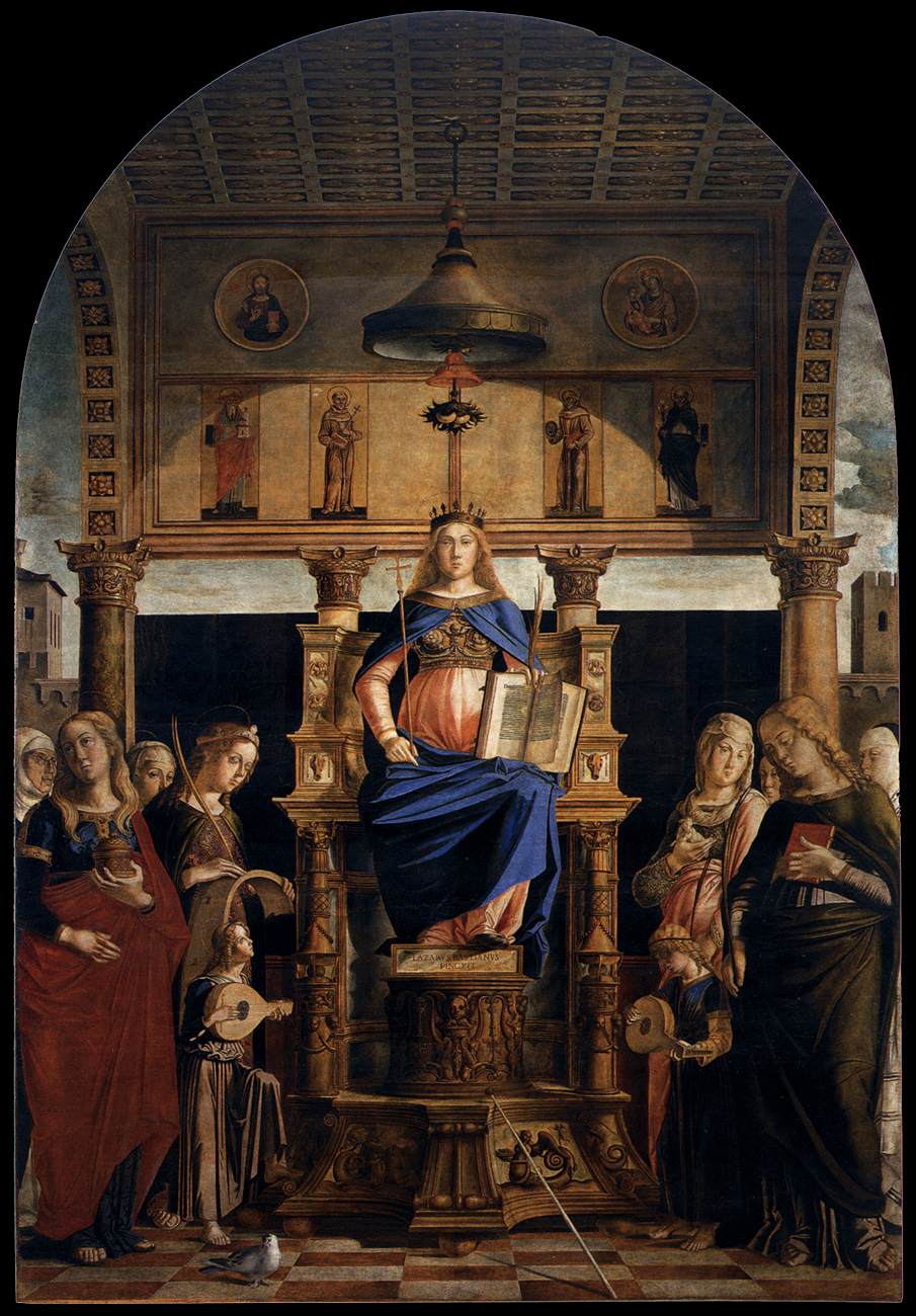 Saint Veneranda Enthroned