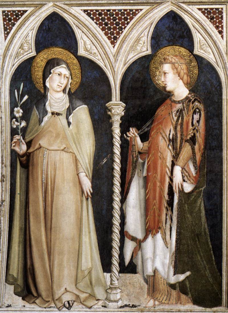Saint Clare and Saint Elizabeth of Hungary