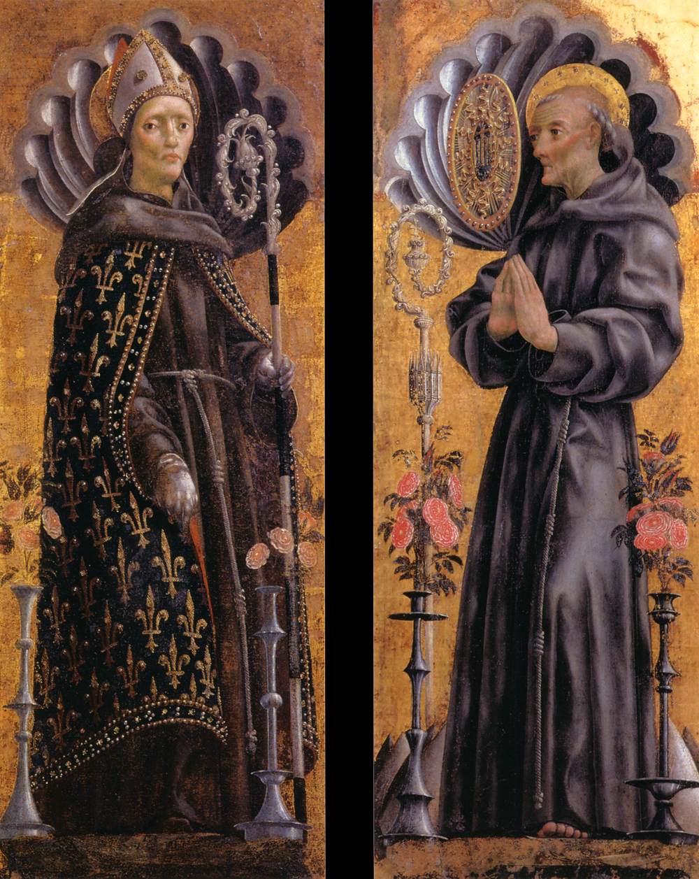 São Luís de Toulouse; São Bernardino de Siena