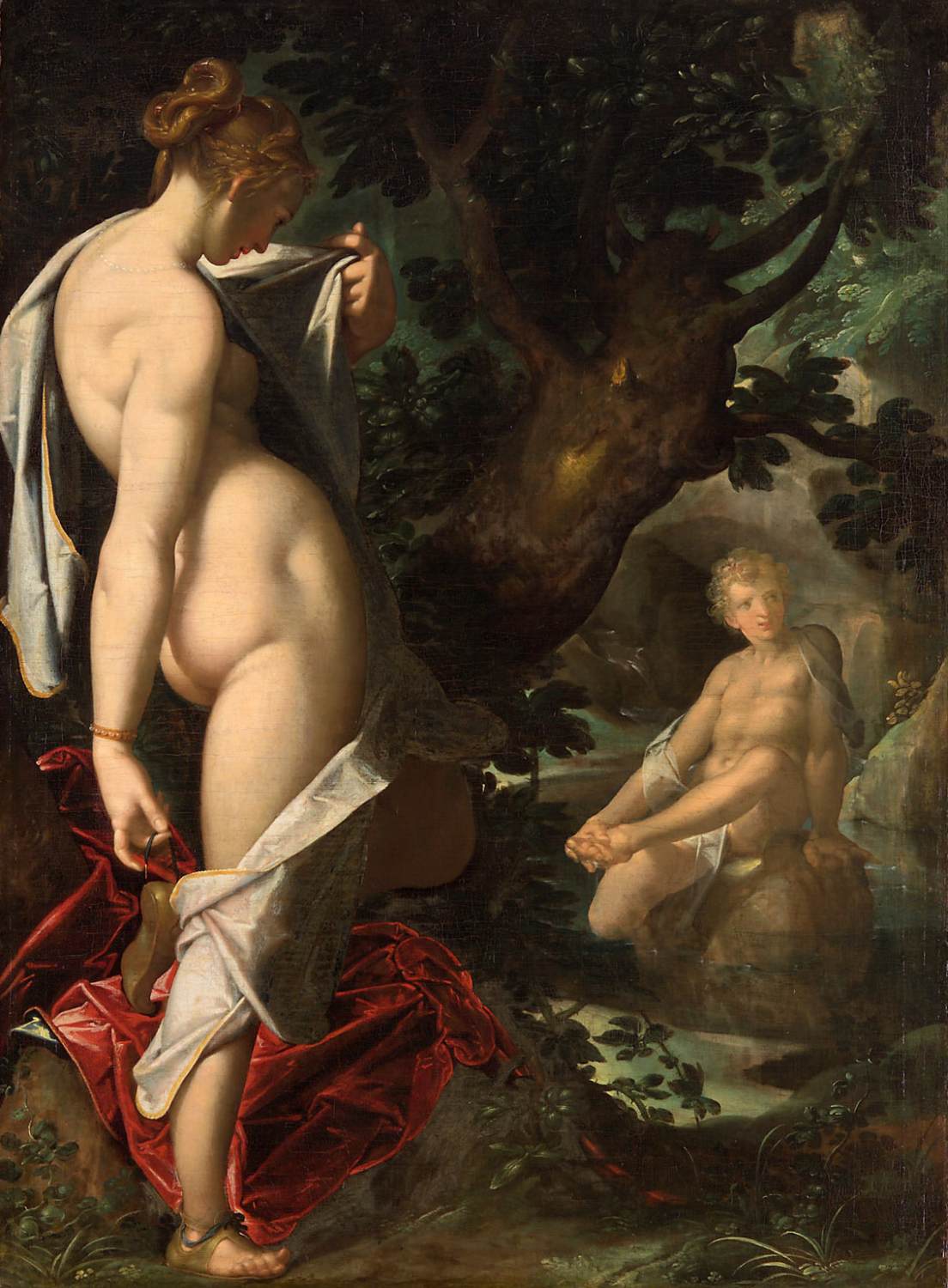 Hermaphroditus and the Nymph Salmacis