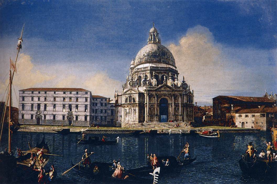 O Grande Canal com Santa Maria della Salute 