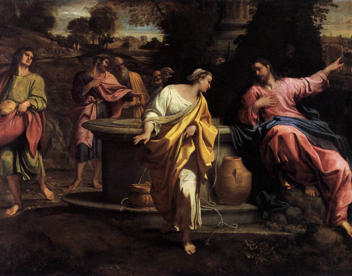 La femme samaritaine dans le puits