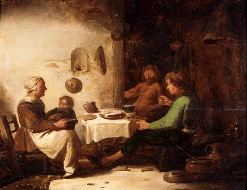 Der Satyr und die Bauernfamilie