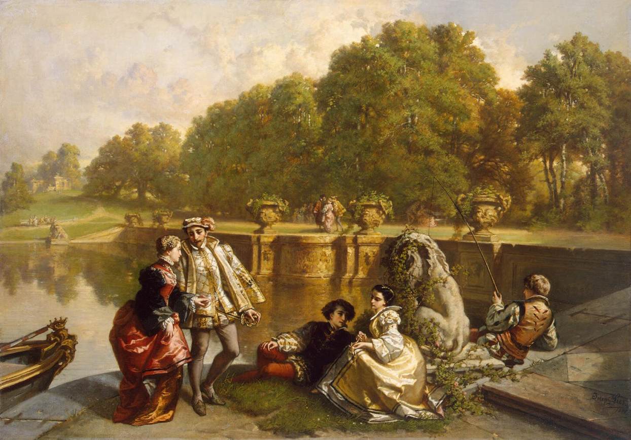 scene in a park