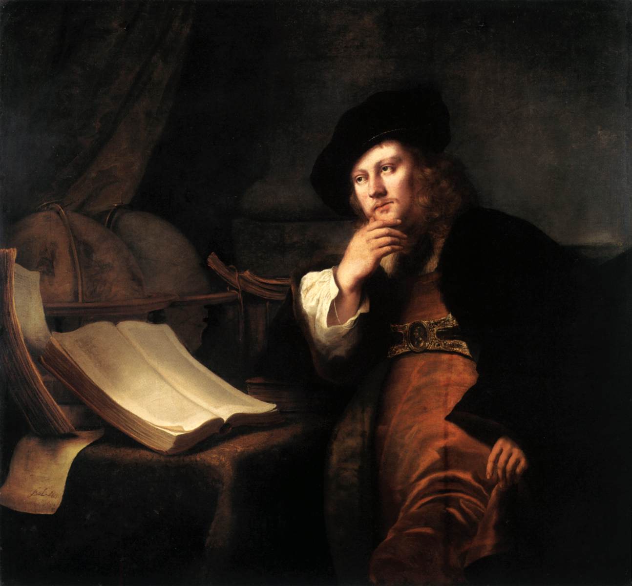 A Scholar at his Desk