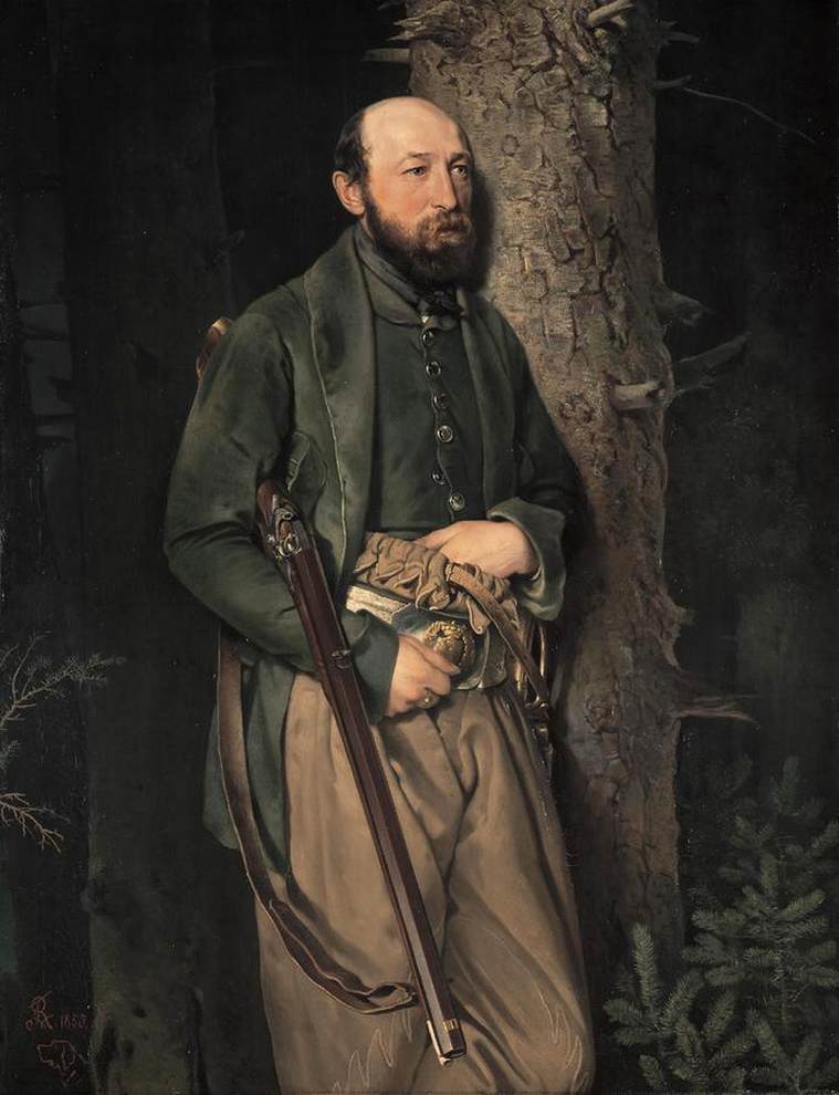 Kraliyet Sakson Carl Ludwig von Schönberg'in Orman Müfettişi