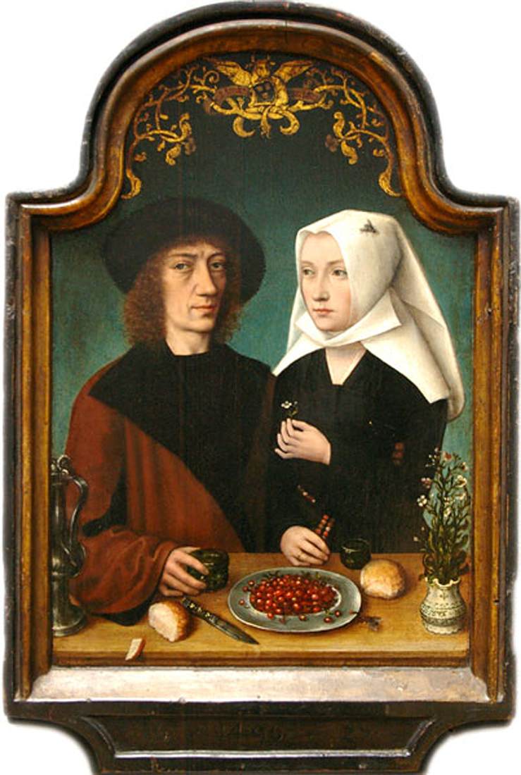 Self -Portrad des Künstlers mit seiner Frau