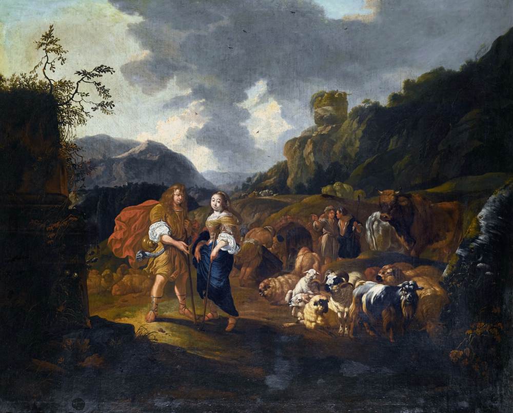 Self Portrait with Wife in an Arcadian Landscape